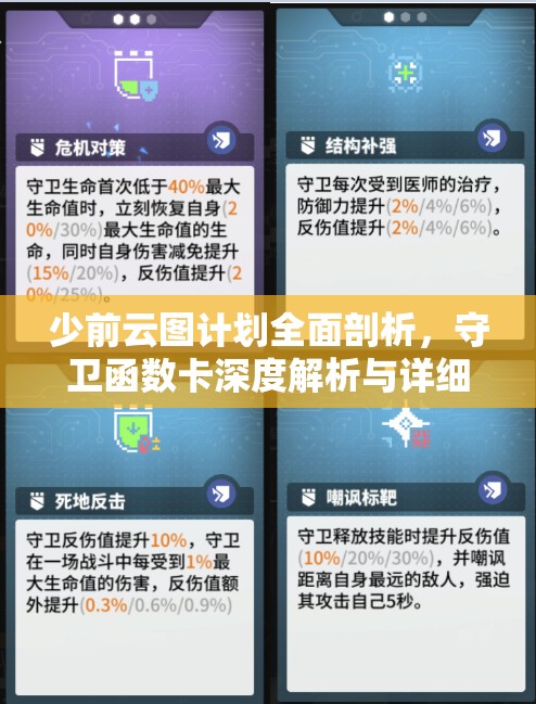 少前云圖計(jì)劃全面剖析，守衛(wèi)函數(shù)卡深度解析與詳細(xì)一覽