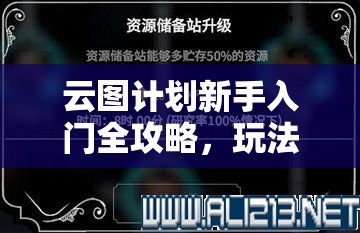 云圖計劃新手入門全攻略，玩法詳解與高效資源管理技巧指南