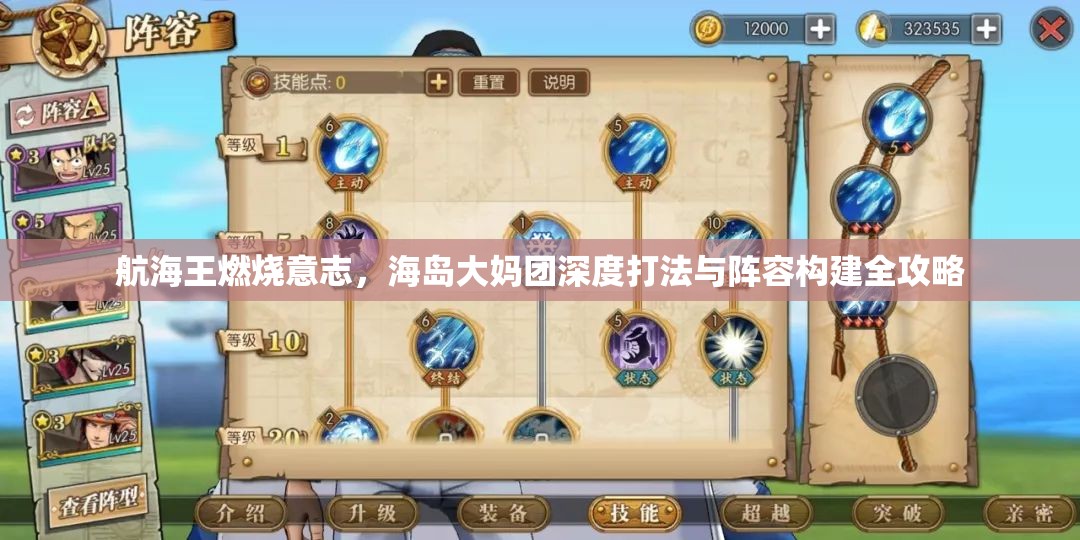 航海王燃燒意志，海島大媽團(tuán)深度打法與陣容構(gòu)建全攻略